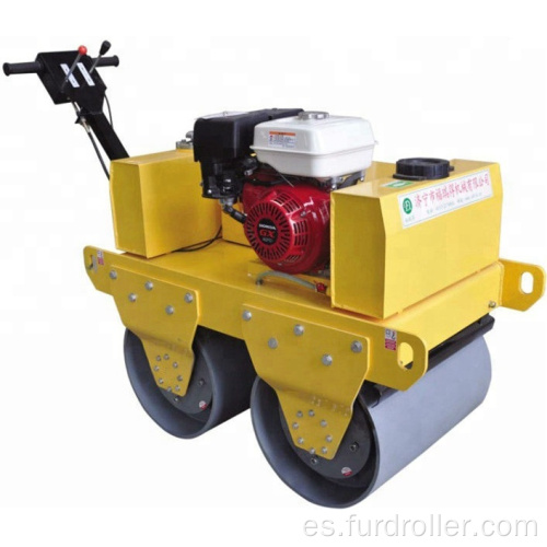 Pequeño compactador de vibrador de rodillo de camino usado Rodillo de asfalto manual FYL-S600